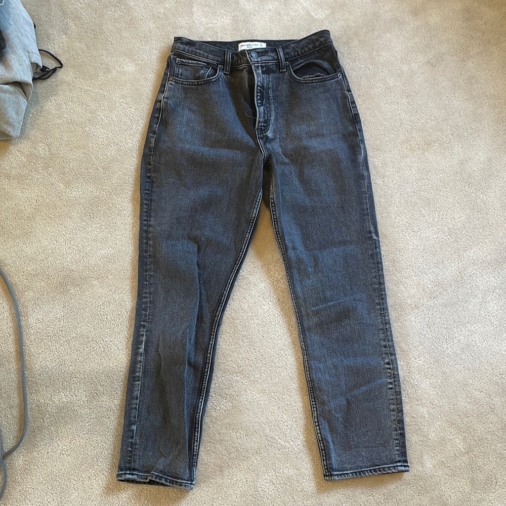 High rise mom jeans